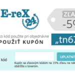 E-reX 24 zľavový kupón