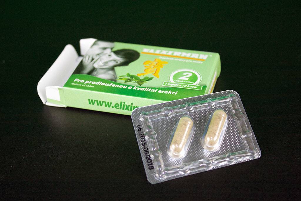Elixirman - balenie s 2 tabletami