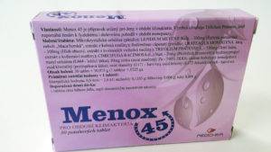 Menox 45 - vlastnosti, zloženie, balenie, dávkovanie
